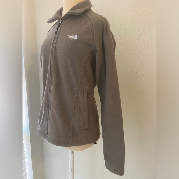 The North Face Brown Soft Full Zip Fleece Jacket M Women’s Hiking Fleece - Picture 5 of 9